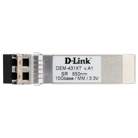 D-Link 10Gbase-Sr Multimode Sfp+ Transceiver, Up To 300M DEM-431XT